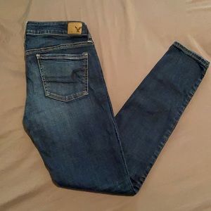 AEO Dark Blue Jegging Jeans